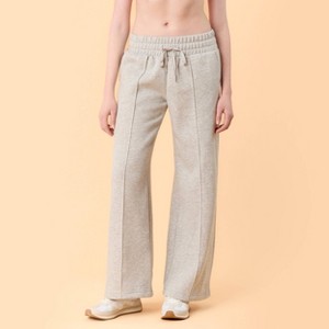 Blogilates Women's Travel Trouser High-Rise Wide Leg Sweatpants - 1 of 4