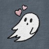 DALIX Heartly Ghost Embroidered Soft Cotton Short Sleeve T Shirt Womens - 4 of 4
