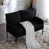 CAVINAS 45.7" Loveseat Couch - Metal Frame Sofa with Comfortable Upholstered Seating, Compact Practical Furniture for Living Room, Bedroom - 4 of 4