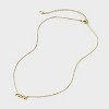 14K Gold Dipped Cubic Zirconia "Mama" Necklace - Gold - 2 of 4