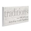 Stupell Industries Family Traditions Heartfelt Phrase, 17" x 7" - 3 of 4
