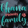 Junior's Women Lilo & Stitch Blue and Red Ohana means Family Crop T-Shirt - 2 of 4