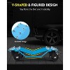 Heavy-Duty Tire Dolly Set of 2. Made from manganese steel with 360° rotatable wheels and anti-skid plates for safe, easy car movement - 4 of 4