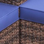 yellowish-brown+dark blue