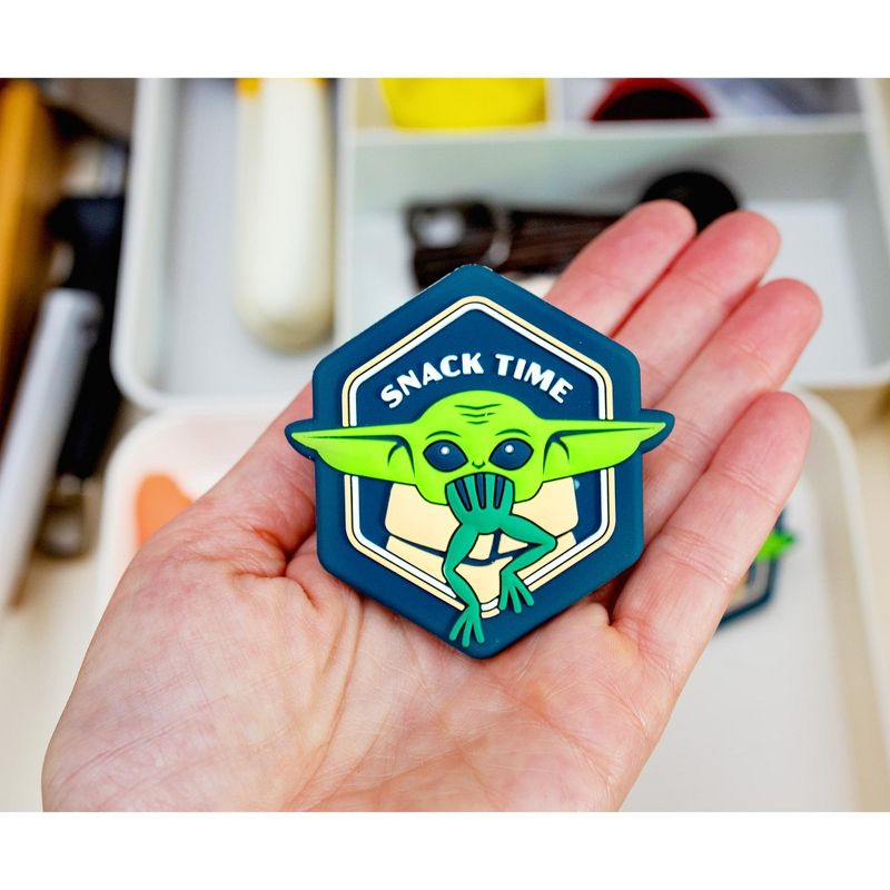 ICUP, Inc. Star Wars: The Mandalorian Grogu "Snack Time" Magnetic Chip Clips | Set of 2, 4 of 9