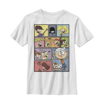 Boy's The Loud House Family Panels T-Shirt