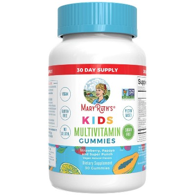 Maryruth's Kids' Sugar-free Vegan Multivitamin Gummies : Target