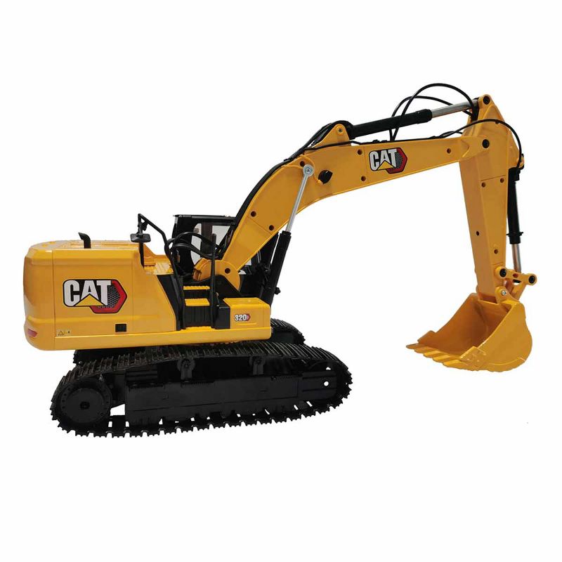 Diecast Masters 1/16 Radio Control Caterpillar 320 Excavator with Bucket, Grapple and Hammer 28005, 2 of 9