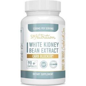 White Kidney Bean Extract Capsules, SMNutrition, 90ct - 1 of 2