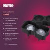 Innovine Ice Sphere Mold for Whiskey & Cocktails - Food-Safe Silicone for Easy Release - Perfect for Whiskey and Cocktails - Ice Ball Maker, Set of 1 - 2 of 4