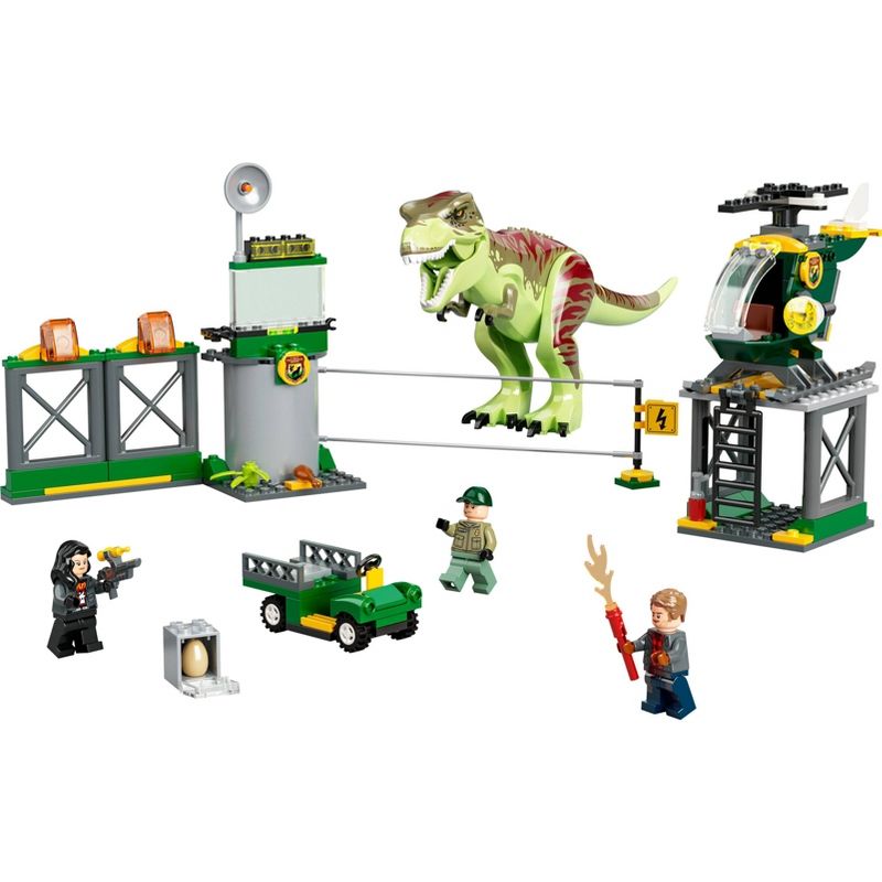 LEGO Jurassic World T. rex Dinosaur Breakout Toy Set 76944, 3 of 8