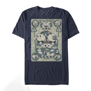 Men's Cuphead Casino Playing Card T-Shirt - 1 of 4