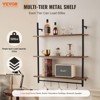 Munora Industrial Pipe Shelf 3 Tier 32x9.84in Wall-Mount for Kitchen Bedroom - 2 of 4
