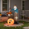Syemin Decorative Holiday Scene Props Halloween Inflatable Decoration Giant Halloween Inflatable Ghost Decor Party Yard Decoration, Brown, 48"*60"*84" - 3 of 4