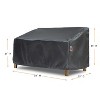 Summerset Shield Loveseat Cover Ultimate Protection for Your Outdoor Furniture Mercury - 2 of 4