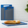 JoyJolt Cutting Board Set-Cutting Boards for Kitchen-Non Slip Large & Small Chopping Boards; Meat Cutting Board with Juice Groove - 2 of 4