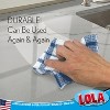 LOLA Products All Purpose Cleaning Cloths, 100% Cotton, Woven Fibers, Reusable & Machine Washable, Highly Absorbent, Lint Free, 12" x 13", 12 Pack - 2 of 4