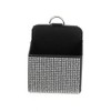 Unique Bargains Universal Car Trash Can Hanging Trash Bin Faux Leather Rhinestones 1 Pcs Black White - 3 of 4