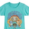 Girls' - Marvel - Avengers Floral Fitted Short Sleeve Graphic T-Shirt - 2 of 4