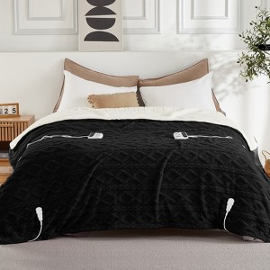 Coucheta Electric Blanket, Thick Tufted Plush Heated Blanket,10 Heat&Time Settings,ETL Certified Machine Washable Heated Throw,Multiple Sizes&Colors - 1 of 4