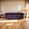 NicBex 84.5"Modular Sofa Couch with Tufted Button Back Modern Suede Fabric 3 Seater Couch with Soft Cushion for Living Room,Apartment - 4 of 4