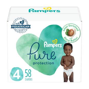 Pampers Pure Protection Diapers Super Pack - Size 4 - 58ct