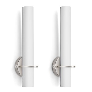 KAISITE Modern LED Wall Sconces, Set of 2 with Frosted Acrylic Shades, 18W - 1 of 4