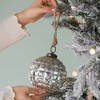 Whisen D3.9" Christmas Ball Ornaments, Glass Decorative Hanging Ball Christmas Tree Ornaments, Set of 6 - 4 of 4