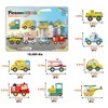 Picasso-TILES 8 PC Metro City Vehicle Themed, Magnetic Tiles, Building Blocks, STEM Toys for Kids 3+ - 2 of 4
