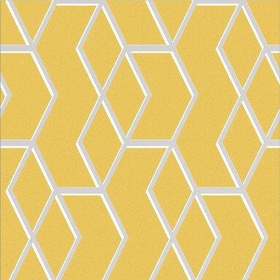 Archetype Yellow and Silver Geometric Paste the Wall Wallpaper
