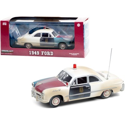 1949 Ford Police Car (Weathered Version) "Tijuana Border Patrol" (Mexico) 1/43 Diecast Model Car by Greenlight