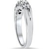 Pompeii3 1ct Diamond Wedding Ring Anniversary Stackable Band 14K White Gold - 3 of 4