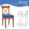 Aoodor Outdoor Chair Cushion Soft and Fade-resistant Polyester, Two Sets of  Ties for High Adaptability, Set of 4 - 4 of 4