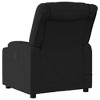 vidaXL Black Fabric Massage Recliner Chair-Manual Recline-6-Point Vibration-Home Office/Study & Living Room Seating - 4 of 4