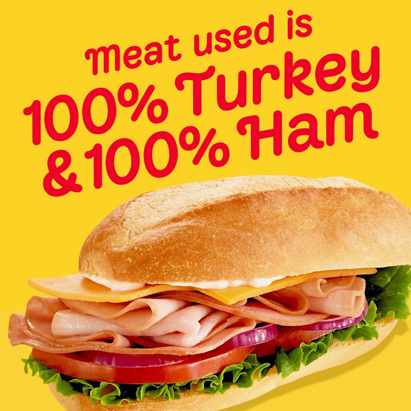 Oscar Mayer Sub Kit with Extra Lean Smoked Ham &#38; Turkey Breast Sliced Lunch Meat - 28oz, 4 of 13
