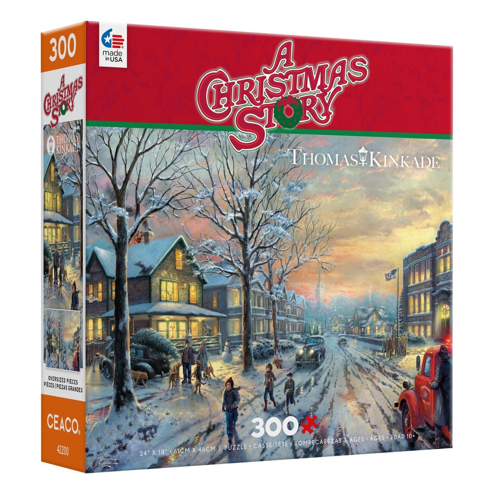 UPC 021081220927 product image for Ceaco Thomas Kinkade: A Christmas Story Oversized Pieces Jigsaw Puzzle - 300pc | upcitemdb.com