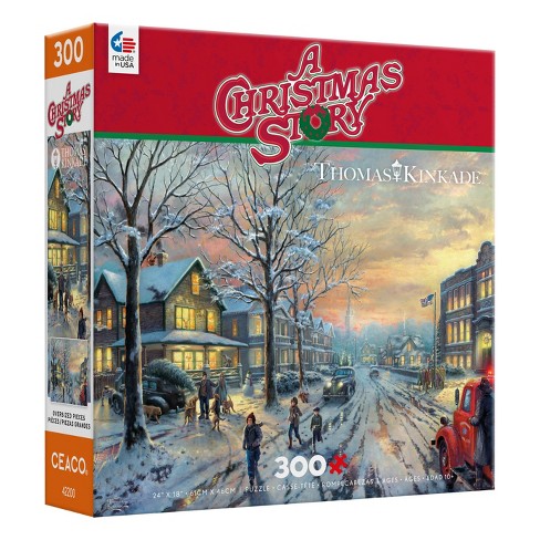 Ceaco Thomas Kinkade: A Christmas Story Oversized Pieces Jigsaw Puzzle -  300pc