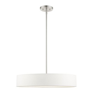 Livex Lighting Venlo 4 - Light Pendant in  Brushed Nickel - 1 of 1