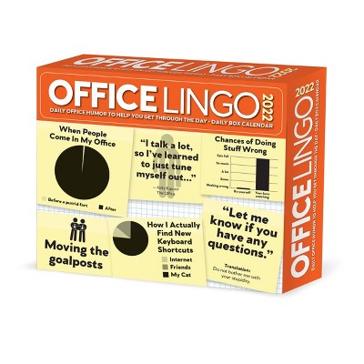 2022 Box Calendar Office Lingo - Willow Creek Press