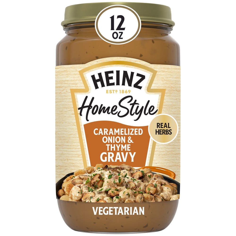 Heinz Herbed Gravy Carmelized Onion & Thyme - 12oz