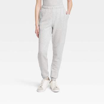 Women's High-Rise Tapered Sweatpants - Wild Fable™ Heather Gray XS