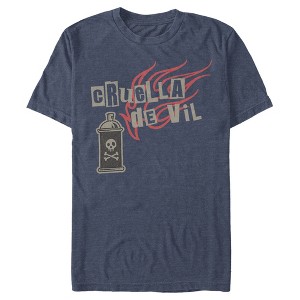 Men's Cruella Spray Flames Logo T-Shirt - 1 of 4