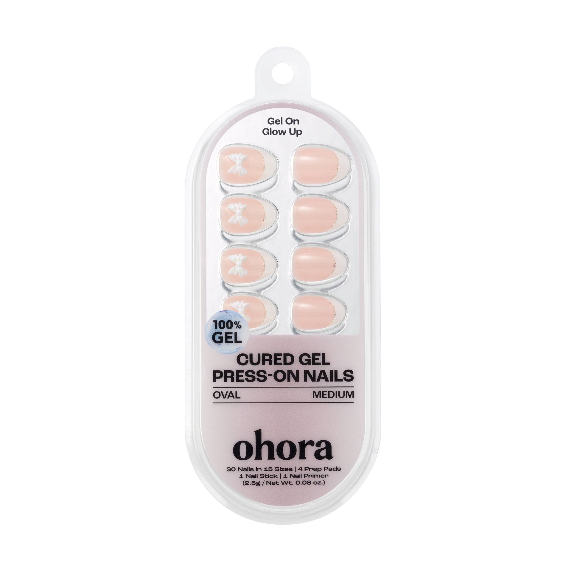 Ohora Nail Art Gel Tip - Delicate Bliss - 30ct