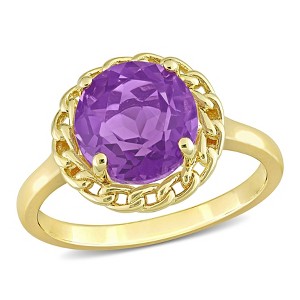 EVERLY JEWELRY | Multiple-color option in Silver Cocktail Ring with Multiple color gemstone Options. - 1 of 4