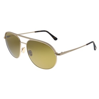 Tom Ford Gio TF 772 29E Unisex Aviator Sunglasses Rose Gold 59mm