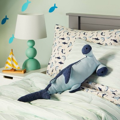 Hammerhead Kids&#39; Throw Pillow Blue - Pillowfort&#8482;_3