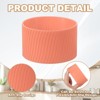 Unique Bargains Silicone Protective Heat Resistant Non Slip Coffee Cup Sleeve 4 Pcs - 3 of 4