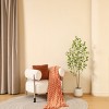 DR.Planzen 5-7FT Artificial Ficus Tree with Small Leaves in White Pot - Pre Potted Faux Tree for Indoor Home Decor - 2 of 4