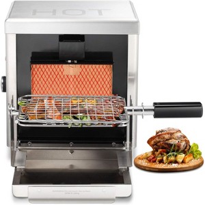ZAFRO Propane Infrared Gas Grill,Liquid Propane Steak Non-Smoke Burner,8000 BTU 360¡ãRotisserie Mesh Wave-Rack BBQ,Better for Steak - 1 of 4