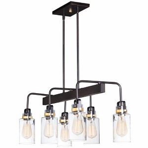 Maxim Lighting Magnolia 6 - Light Island Pendant Light in  Bronze/Gold - 1 of 2
